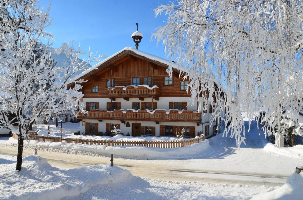 Villa Kleintoedlinggut Leogang Esterno foto