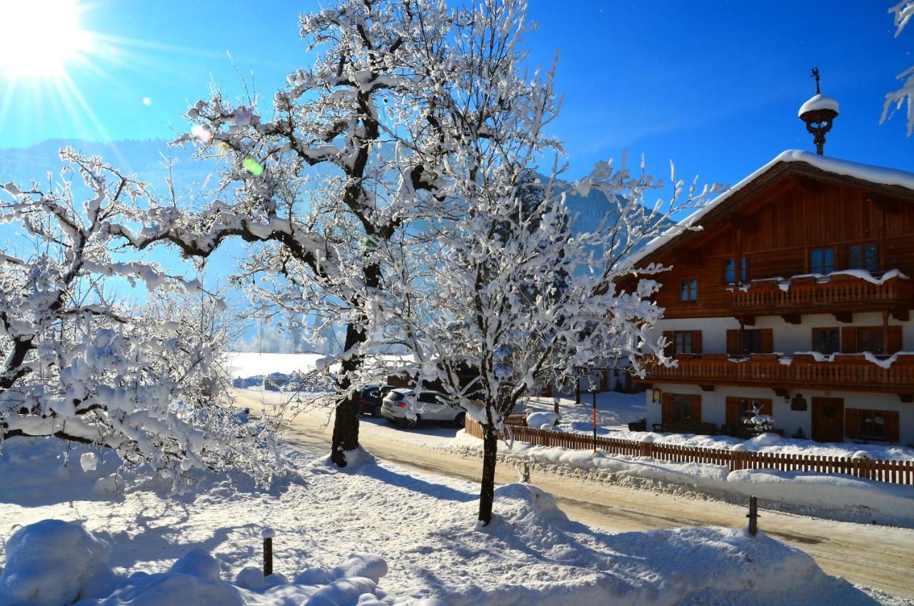 Villa Kleintoedlinggut Leogang Esterno foto